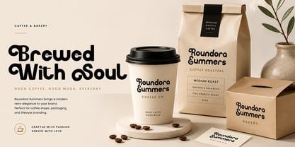 Roundora Summers Font Poster 8