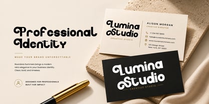 Roundora Summers Font Poster 6
