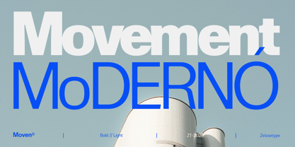 ZT Moven Font Poster 4