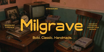 Milgrave Font Poster 1