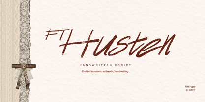 FT Husten Font Poster 1