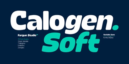 Calogen Soft Font Poster 1