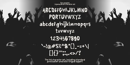 Liyanea Brush Font Poster 5