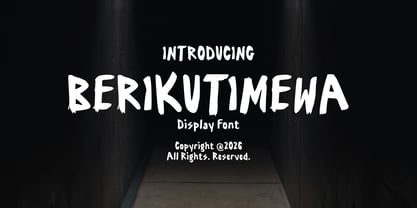 Berikutimewa Font Poster 1