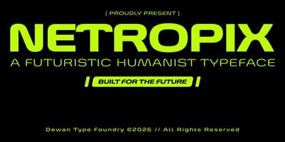 Netropix Font Poster 1