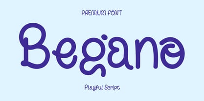 Begano Font Poster 1