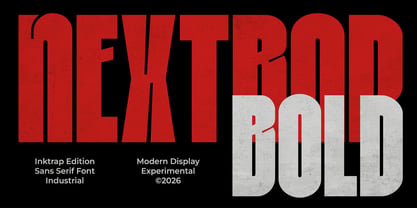 Nextrap Font Poster 2