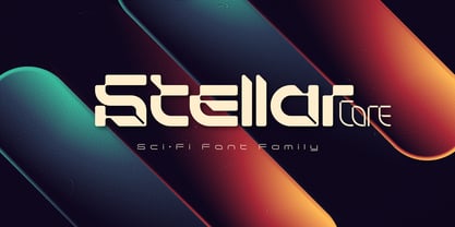 Stellar Core Font Poster 1
