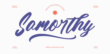 Samorthy Font Poster 1