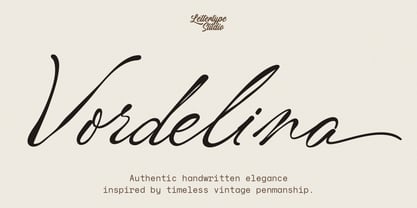 Vordelina Font Poster 1