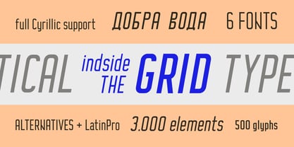 VisineGrid Font Poster 6