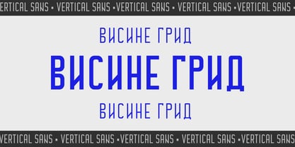 VisineGrid Font Poster 3