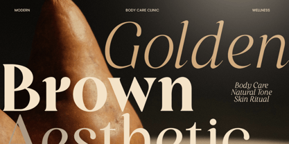 Berg Font Poster 8