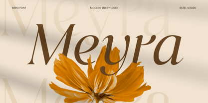 Berg Font Poster 5
