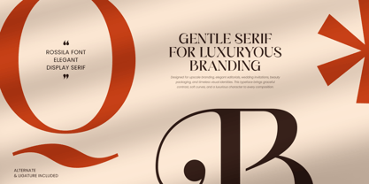 Rosslia Font Poster 7