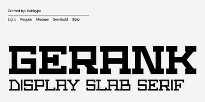 Gerank Font Poster 1