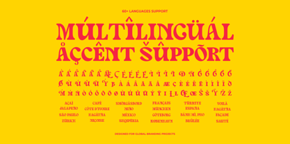 Bysta Bangor Font Poster 15