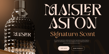 Aislen Font Poster 6