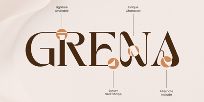 Aislen Font Poster 9