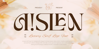 Aislen Font Poster 1