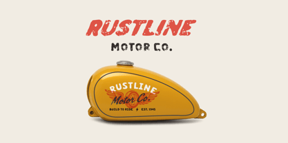 Gearline Motors Font Poster 8