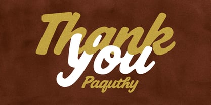 Paquthy Font Poster 7