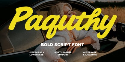 Paquthy Font Poster 1