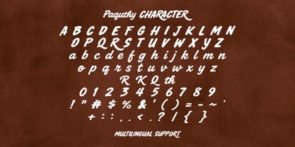 Paquthy Font Poster 6