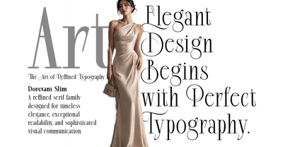 Dorevant Font Poster 4