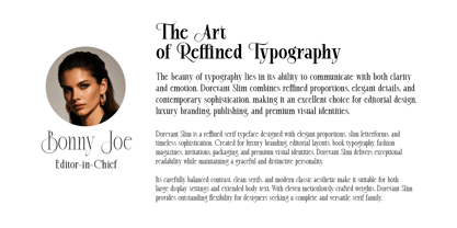 Dorevant Font Poster 3