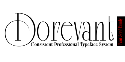 Dorevant Font Poster 1