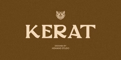 Kerat Font Poster 1