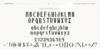 Faridone Font Poster 8