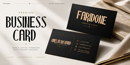 Faridone Font Poster 4
