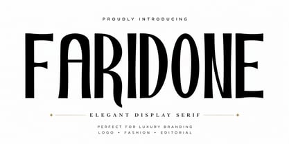 Faridone Font Poster 1
