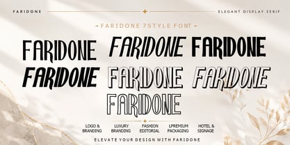 Faridone Font Poster 10
