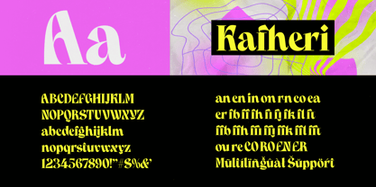 Kafheri Font Poster 6