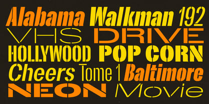 Dean Stencil Normal Font Poster 13