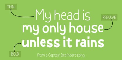 Open Arms Font Poster 5