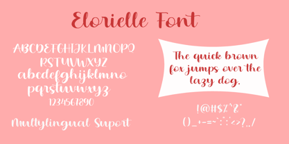 Elorielle Font Poster 2