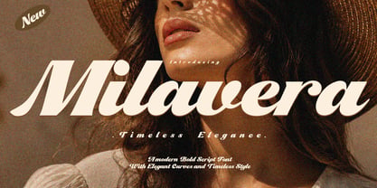 Milavera Font Poster 1