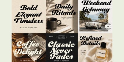 Milavera Font Poster 2
