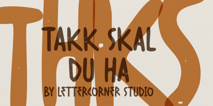 Perunggu Font Poster 4