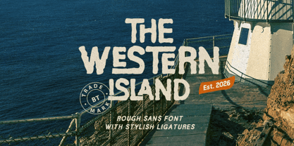 The Western Island Font Poster 1