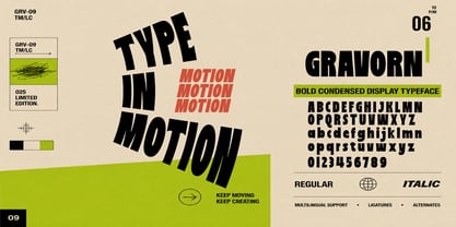 Gravorn Font Poster 9