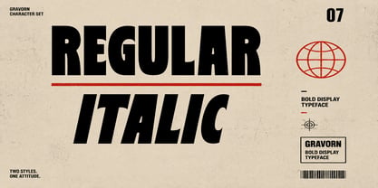 Gravorn Font Poster 7
