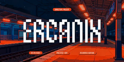Ercanix Font Poster 1