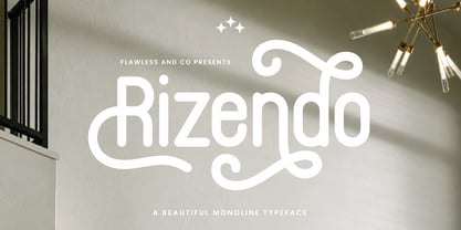 Rizendo Font Poster 1