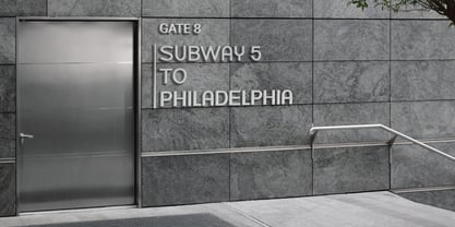 Mileways Font Poster 8