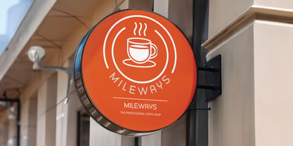 Mileways Font Poster 2